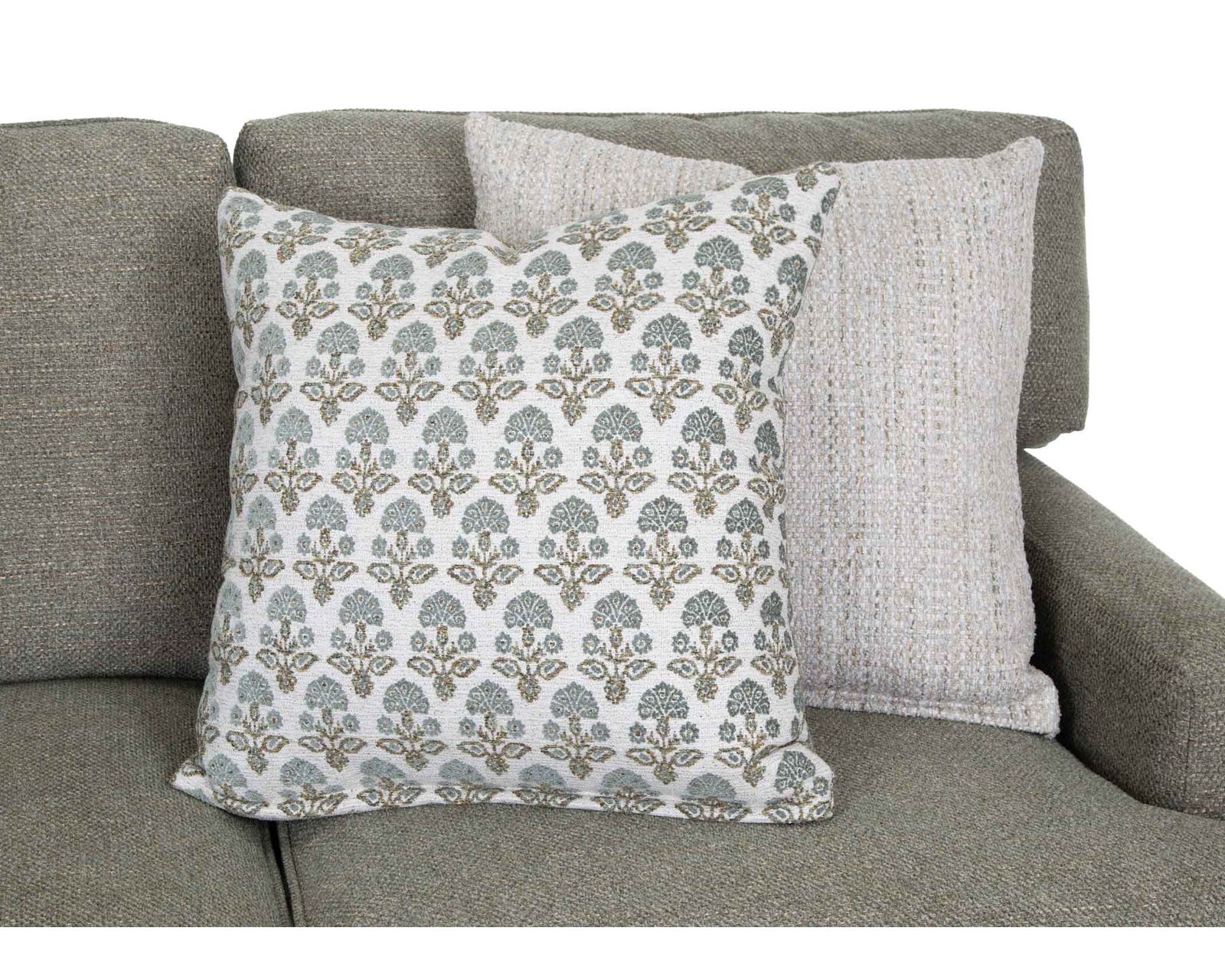 Hollis 100" Extra-Wide Sofa (Timeless Style. Generously Sized Comfort) - Includes All Decorative Throw Pillows