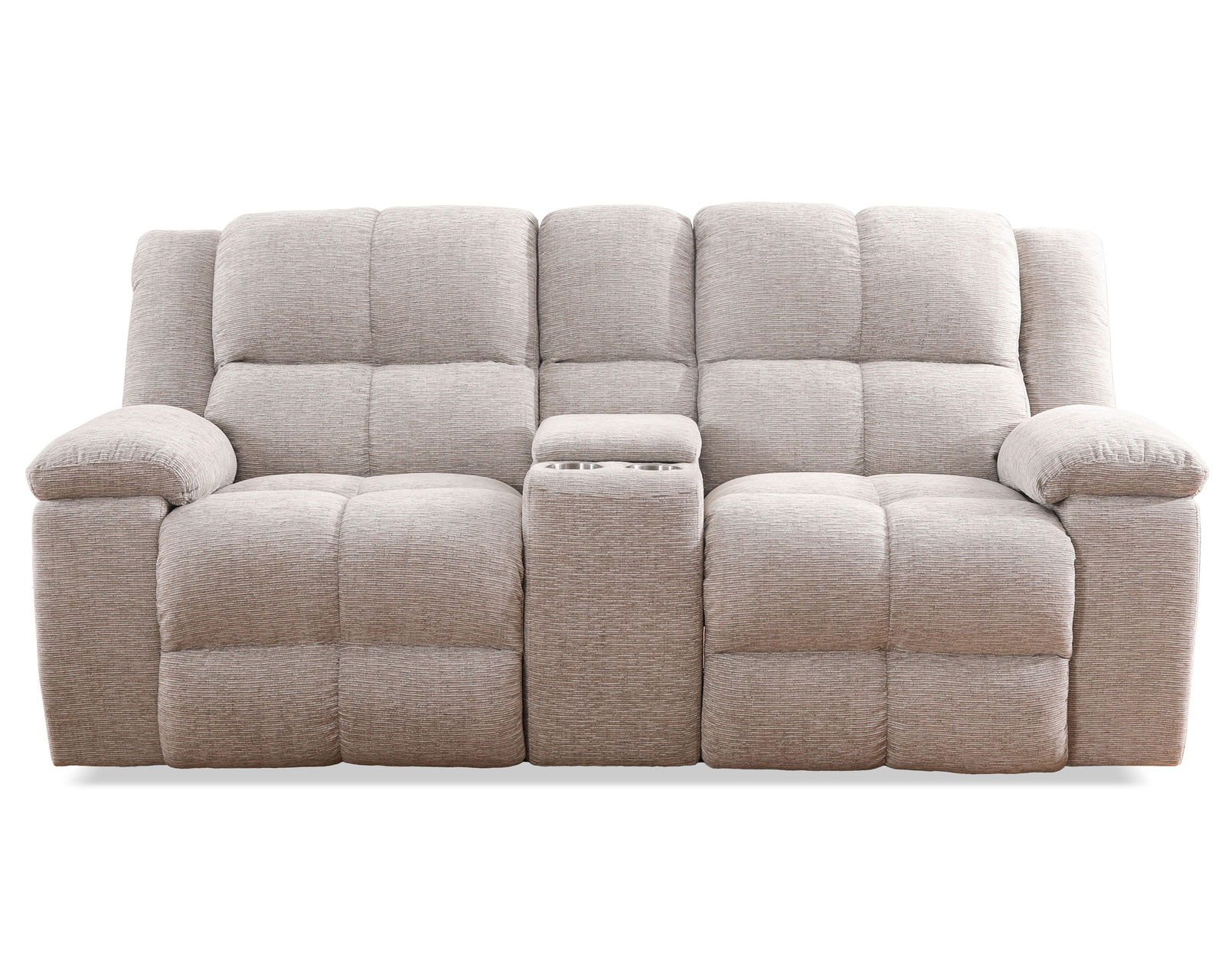 Buster Dual Reclining 90" Sofa (In stock - Fast shipping) - Busters Dual Reclining Console Loveseat