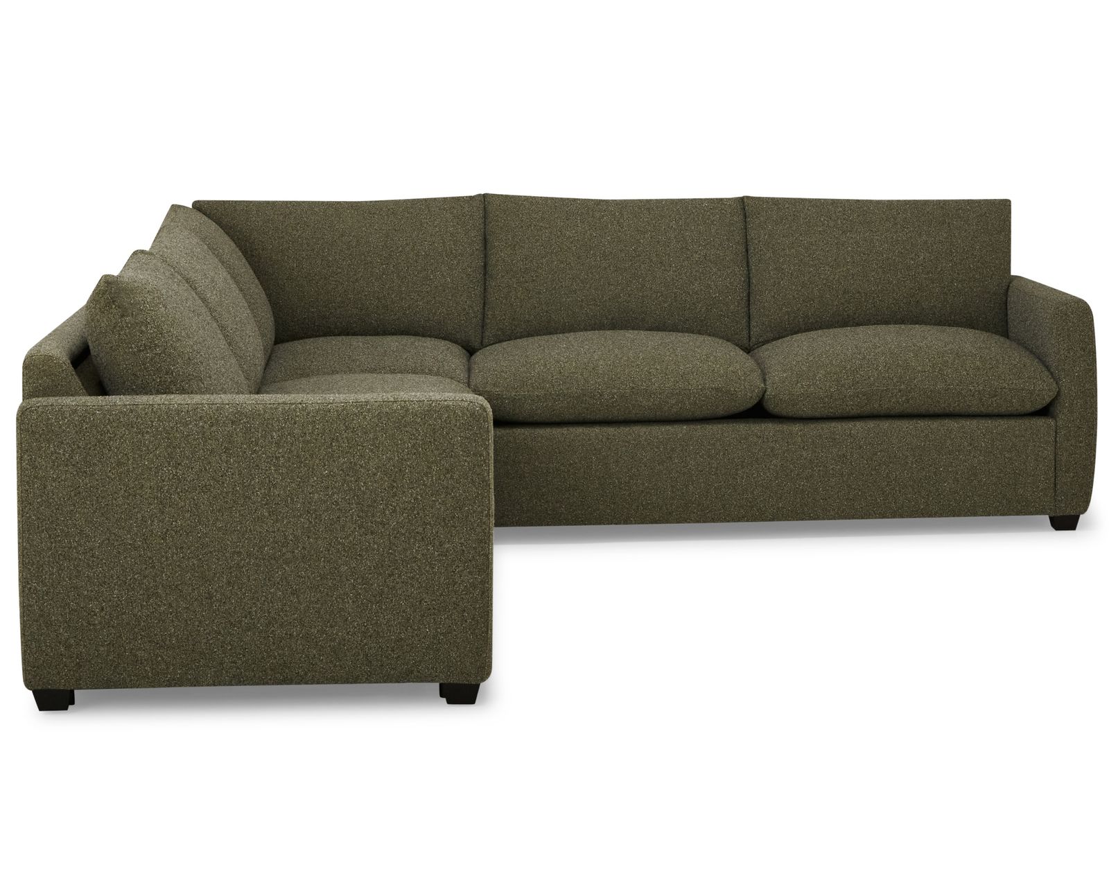 Laguna 77752 Stationary Sectional (+60 fabrics) - Layout E: Two Piece Sectional 107" x 104"