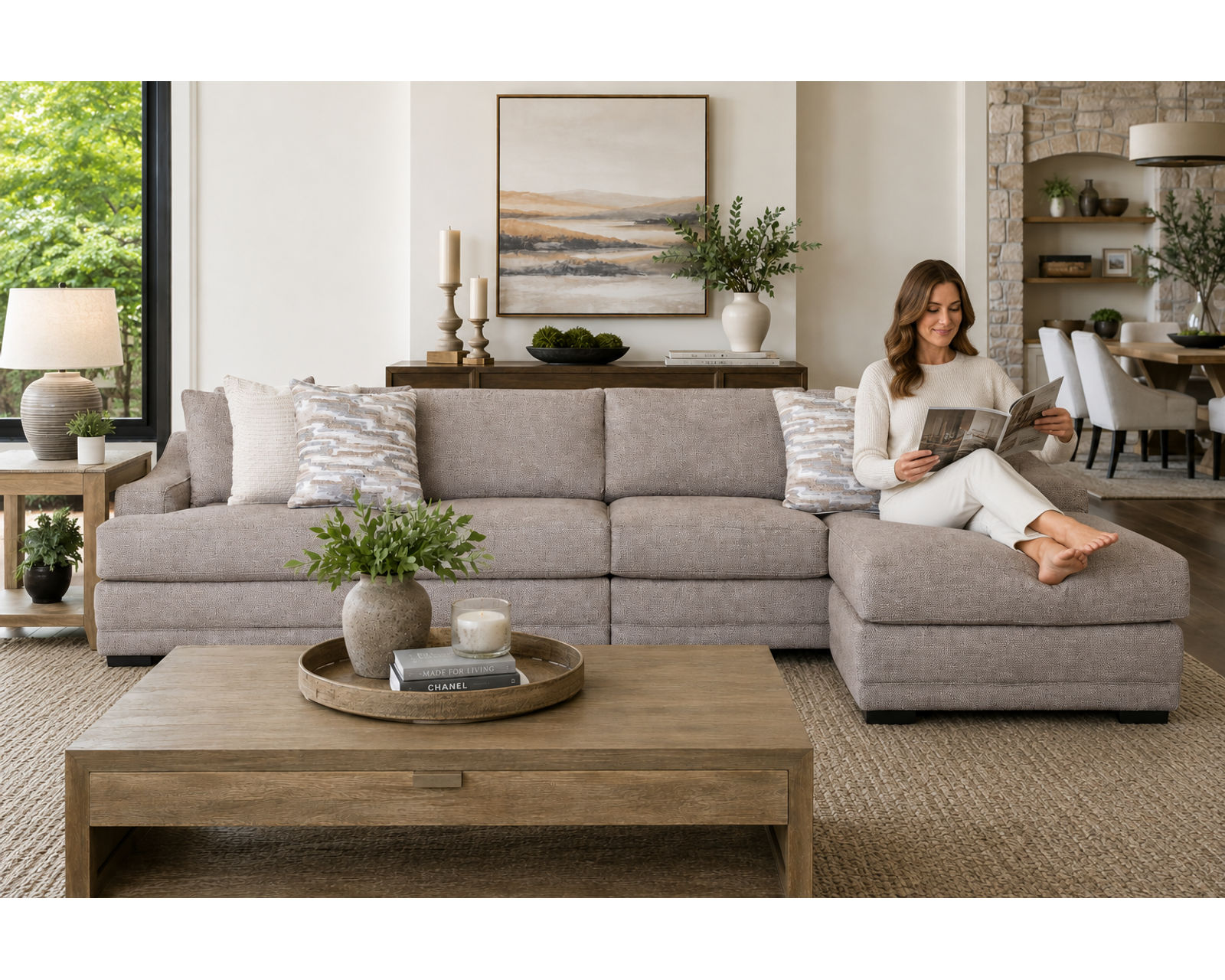 Florence 893 Modular Sectional (One Sectional. Two Chaise Options. Designed to Fit the Way You Live) - Beautifully Designed Rooms. Effortlessly Yours.
