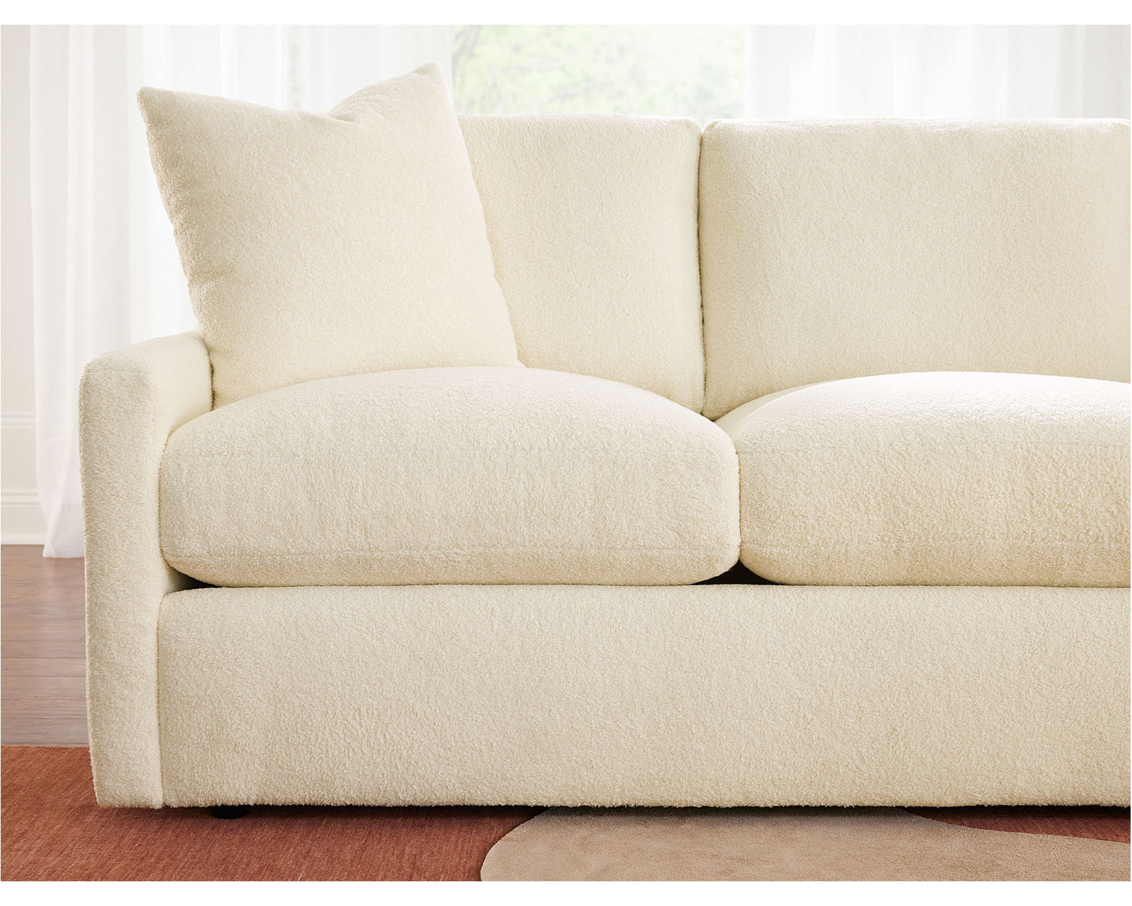 Sky 5510 Sofa (hypoallergenic down-like cushion) +100 fabrics (83") - 	Sky Sofa