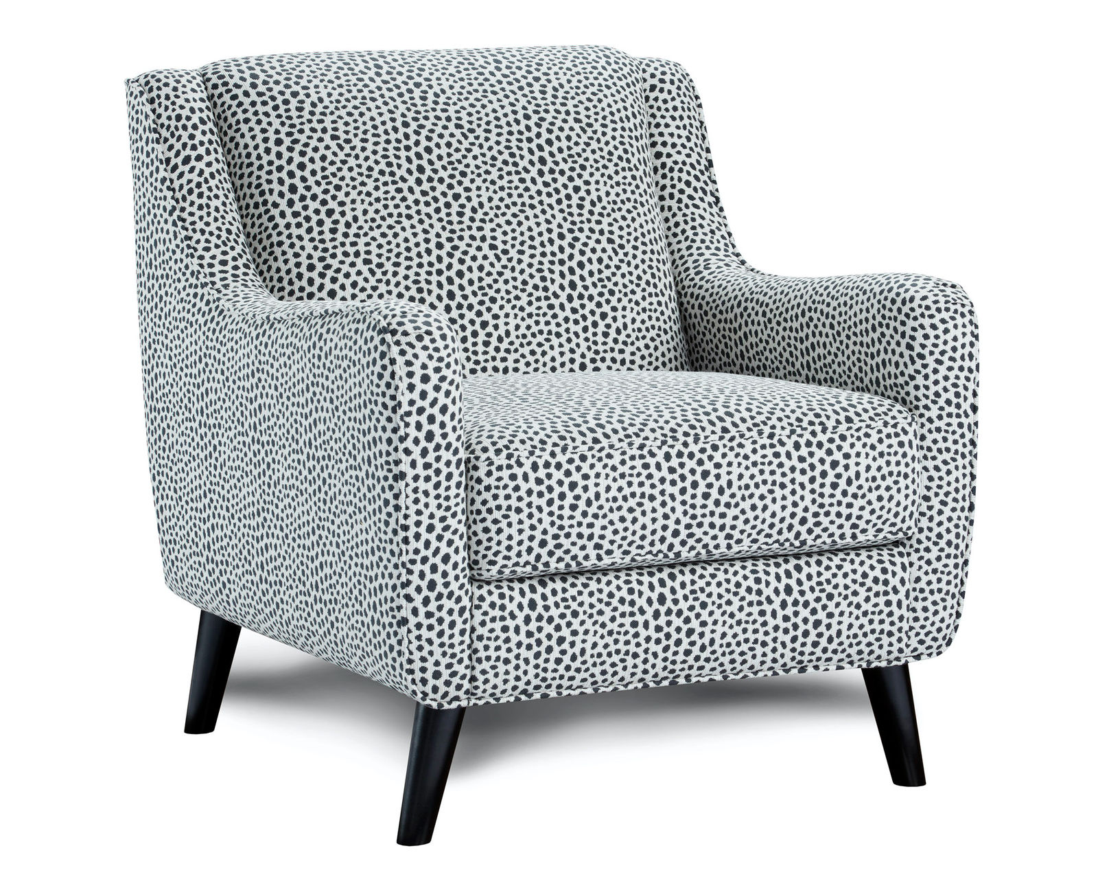 Winston Salt 87" Sofa 17-00 (Performance fabric) - Faux Skin Carbon Accent Chair 240 (Performance fabric)
