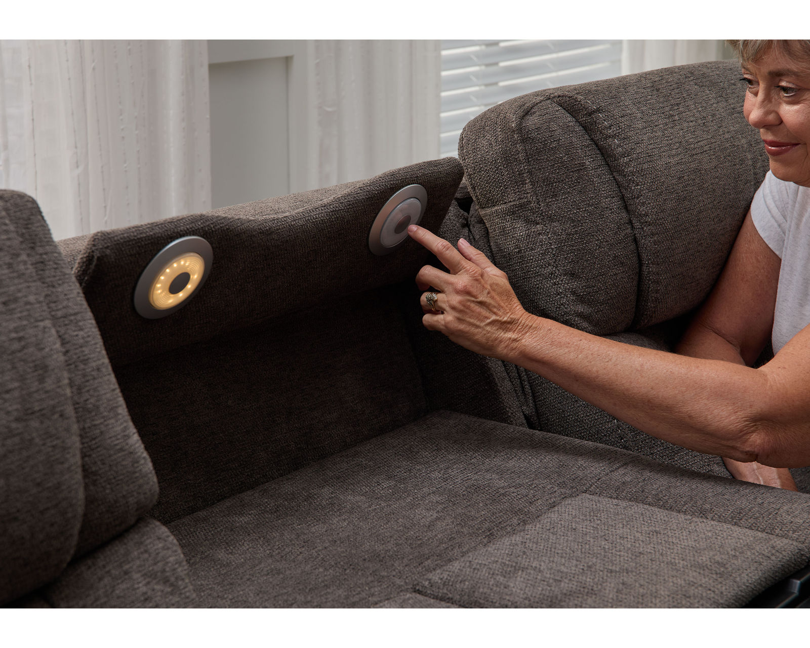 Zofa 1080 Power Sleep Sofa with Zero Gravity, Power Headrests, Lumbar Heat and Massage (3 colors) in stock