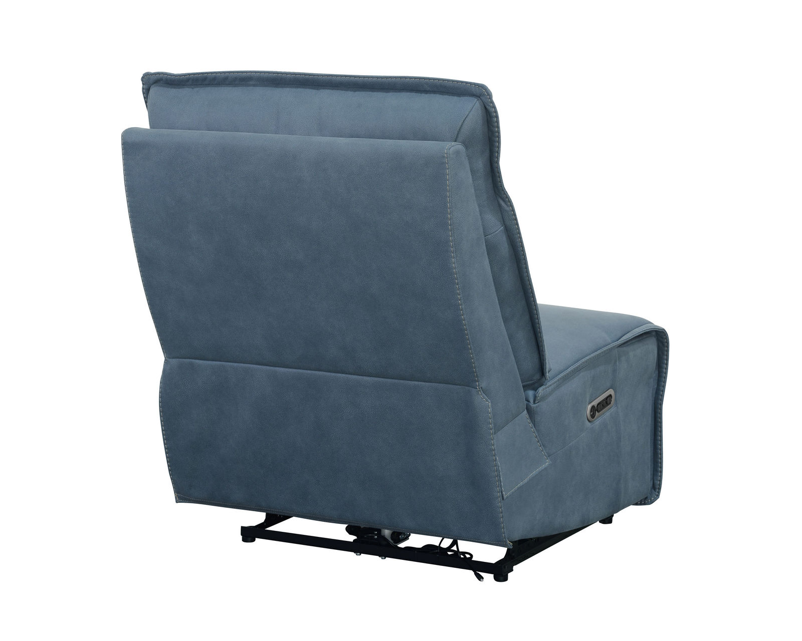 Perimeter Power Reclining Sectional Blue 122" x 122" (In stock - Fast shipping) - Perimeter Power Reclining Armless Chair
