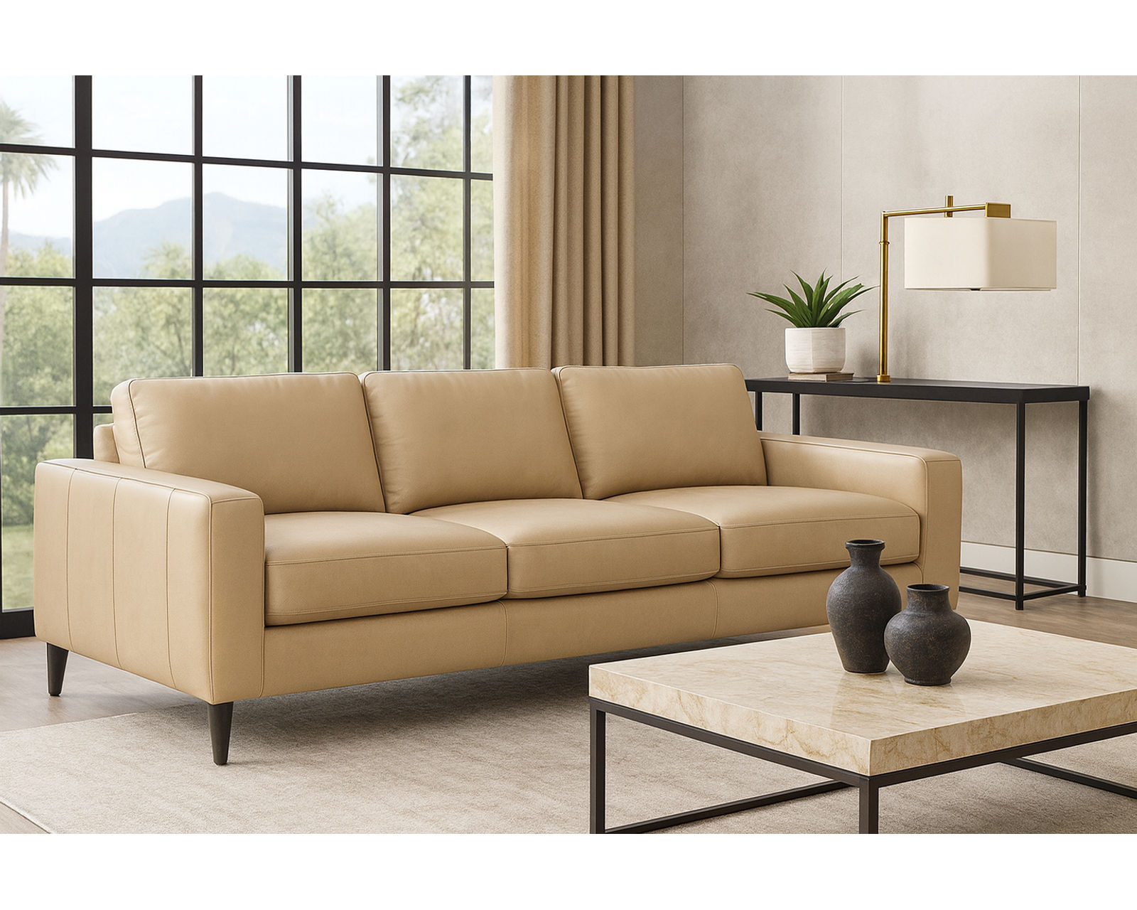 Atticus 77325 Sofa (79" or 94") +100 leathers - Atticus 94" Sofa