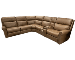 Bernard Triple Power Zero Gravity Leather Reclining Sectional (+20 leathers)