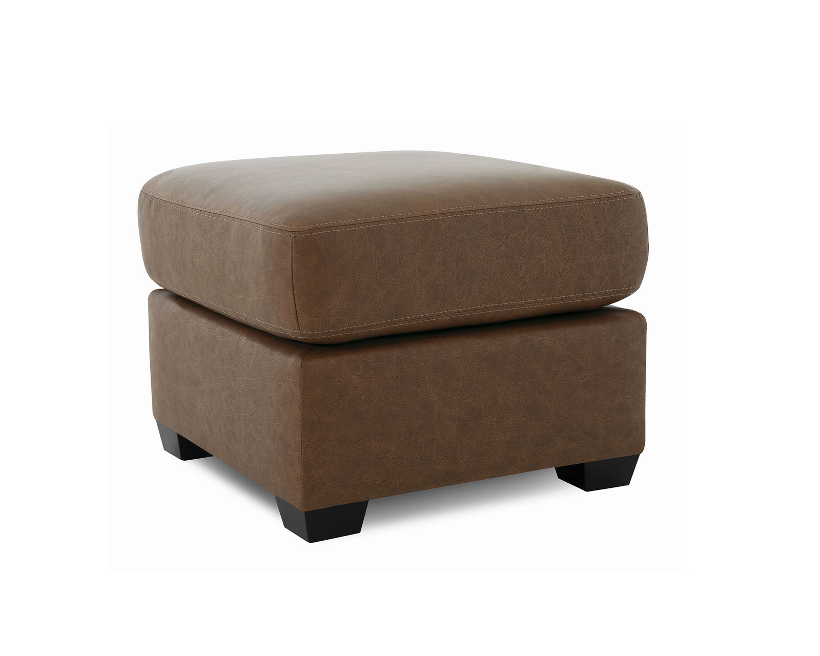 Leeds 77328 Chair (+100 leathers) - 	Leeds Square Ottoman 23" x 23"