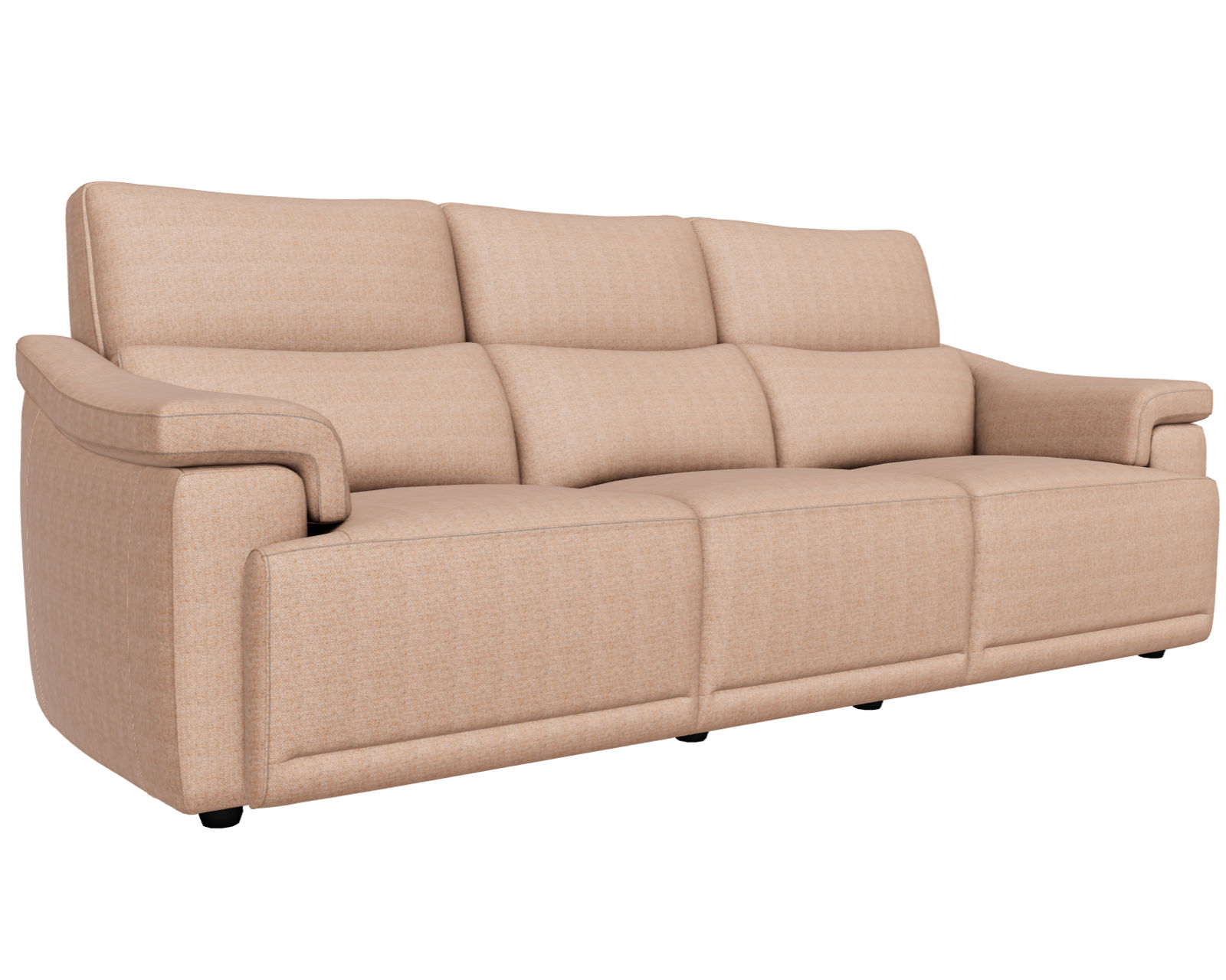 Brama 92" Triple Reclining Sofa (+40 fabrics) - Brama 92" Triple Power Reclining Sofa