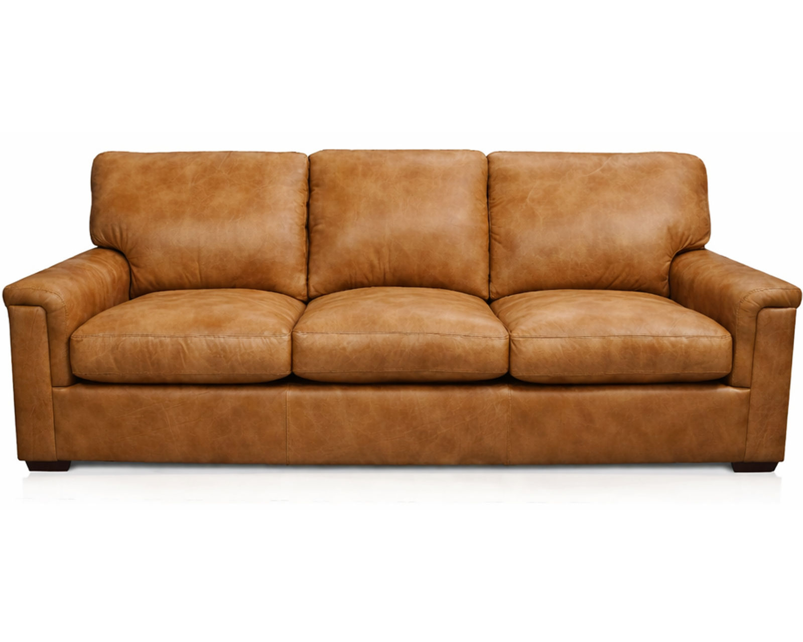 Drew 92" Leather Sofa - 6500 (29 Top-Grain Leather Choices)