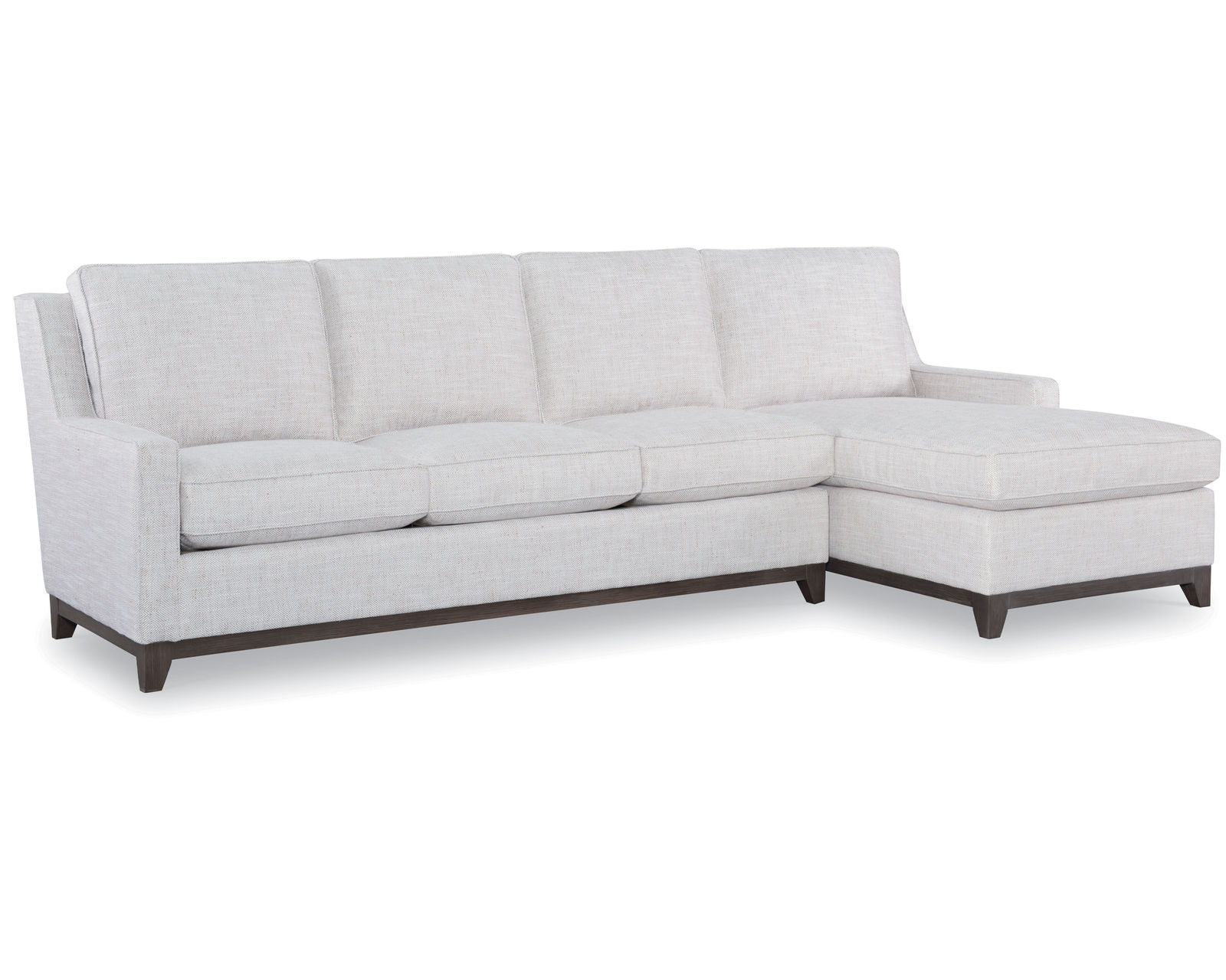 Carter Stationary Sectional (+75 fabrics) - Layout E: Two Piece Sectional 108" x 64"