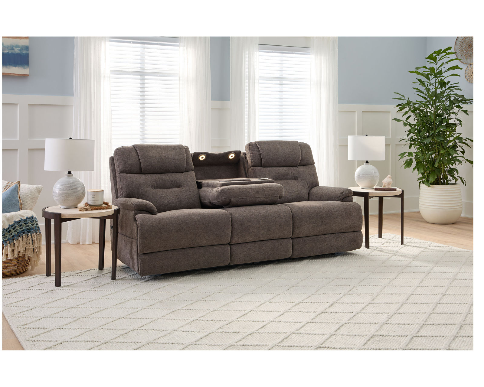 Zofa 1080 Power Sleep Sofa with Zero Gravity, Power Headrests, Lumbar Heat and Massage (3 colors) in stock