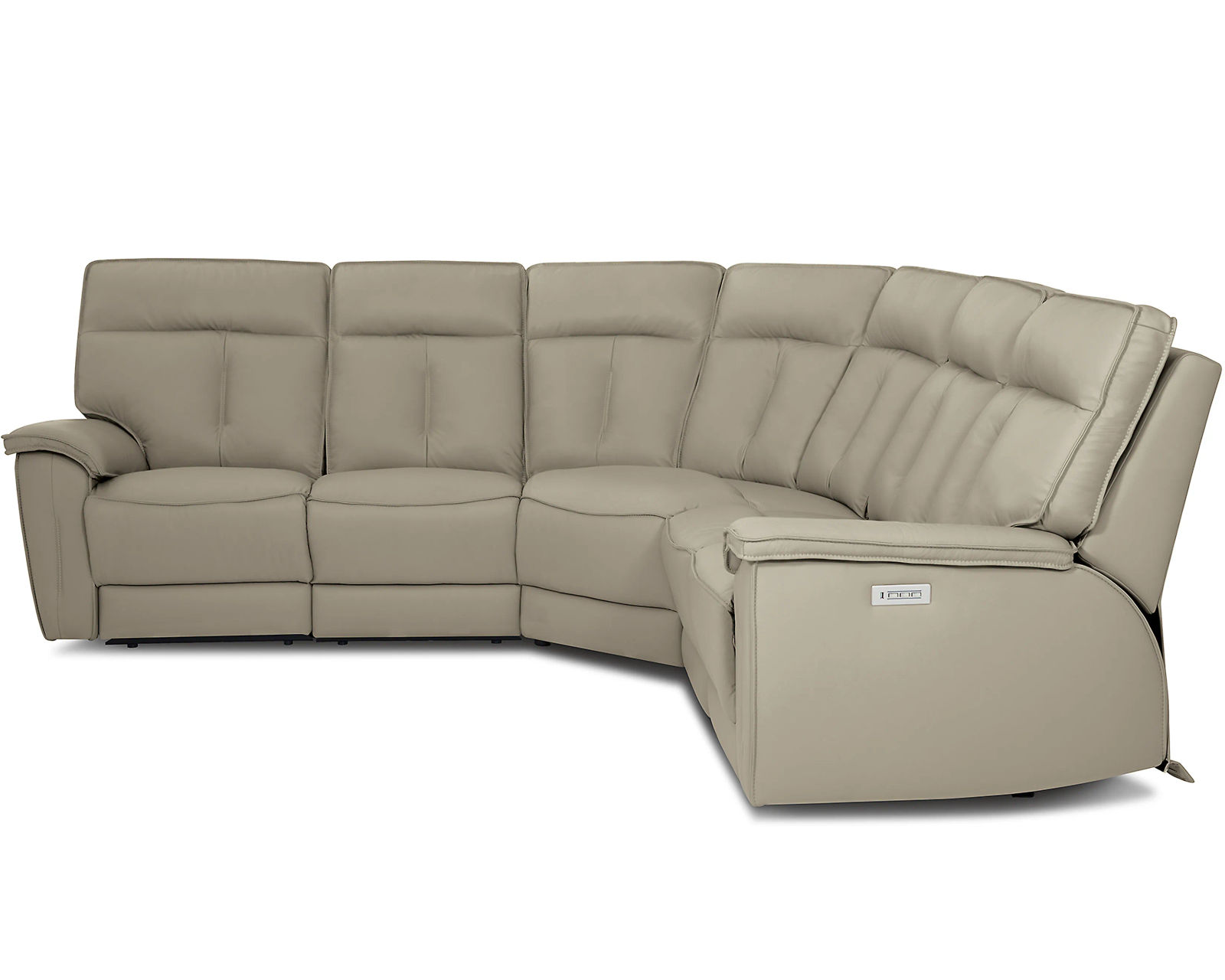 Oakley 41187 Power Headrest Power Reclining Sectional (+100 leathers) - Layout A: Five Piece Reclining Sectional. 110" x 110"
