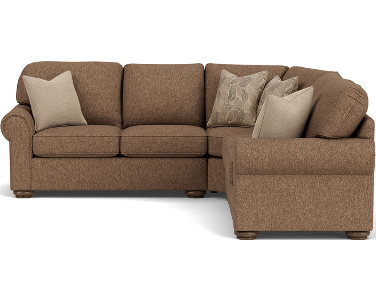 Preston 5538 Sectional (100+ fabrics) - Sectional Layout P: Lifetime Warranty on internal structures