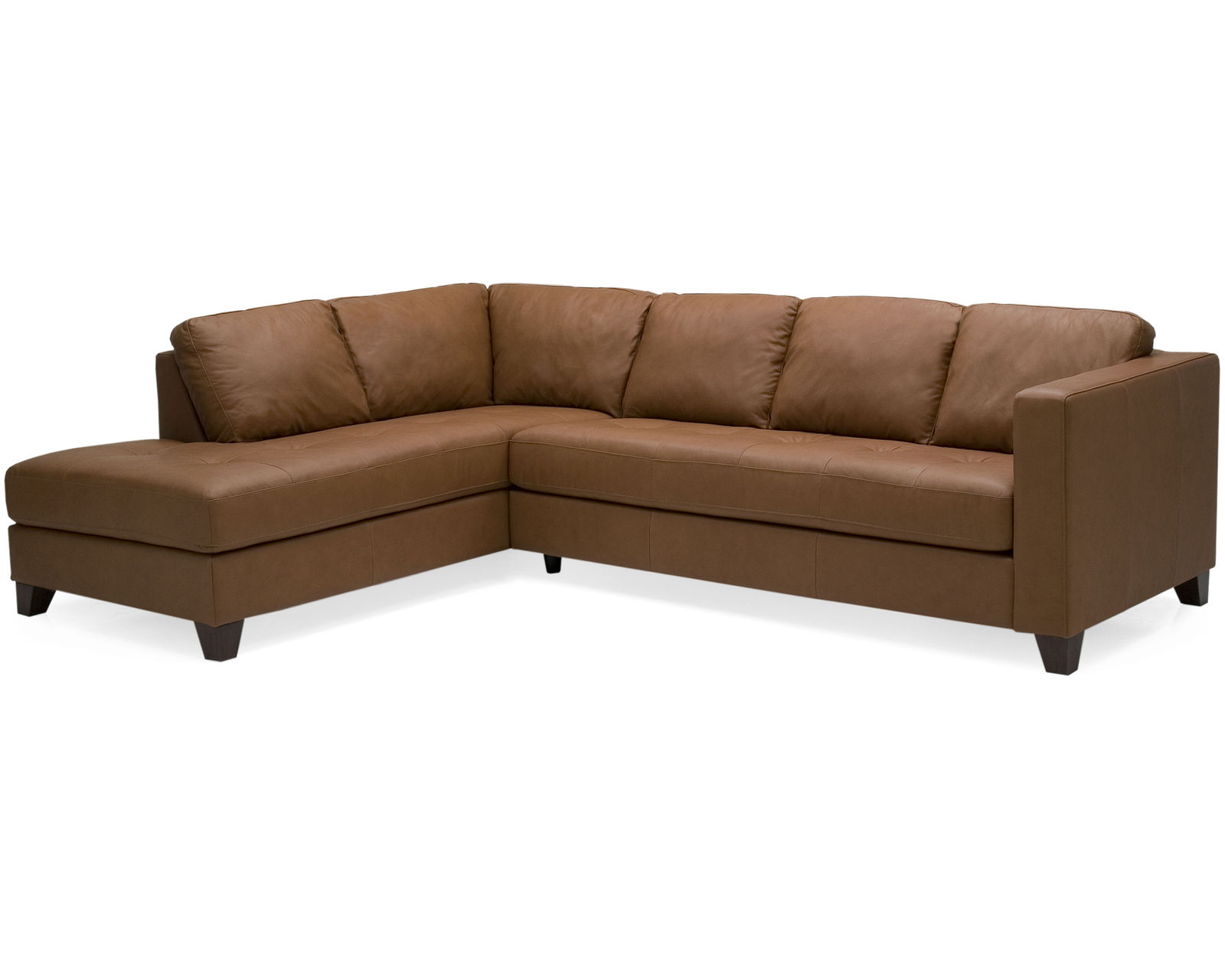 Jura 77201 Leather Sectional (100+ leathers) - Layout B Two Piece Sectional (Chaise Left Side) 84" x 116"