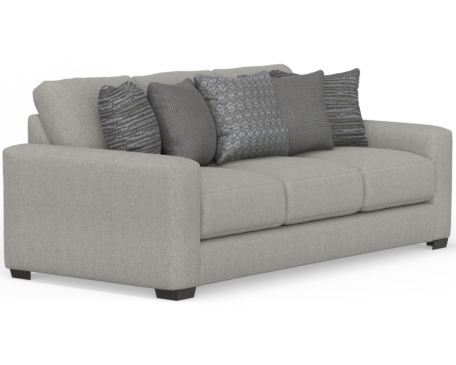 Hyde Park 94" Stationary Sofa (2 colors) includes pillows - Hyde Park Sofa in Stone