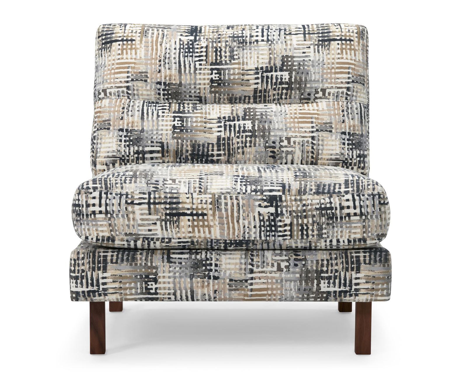 Brookes 77696 Armless Chair (+40 fabrics) - 	Brookes Armless Chair