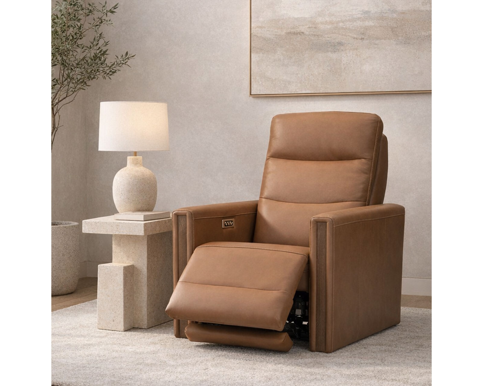 Fatima Dual Power Reclining Sofa — Available in Standard & Wide Cushions, 140+ Leather Options, and 74", 79", or 106" Widths - Where Quality Materials Meet Everyday Value