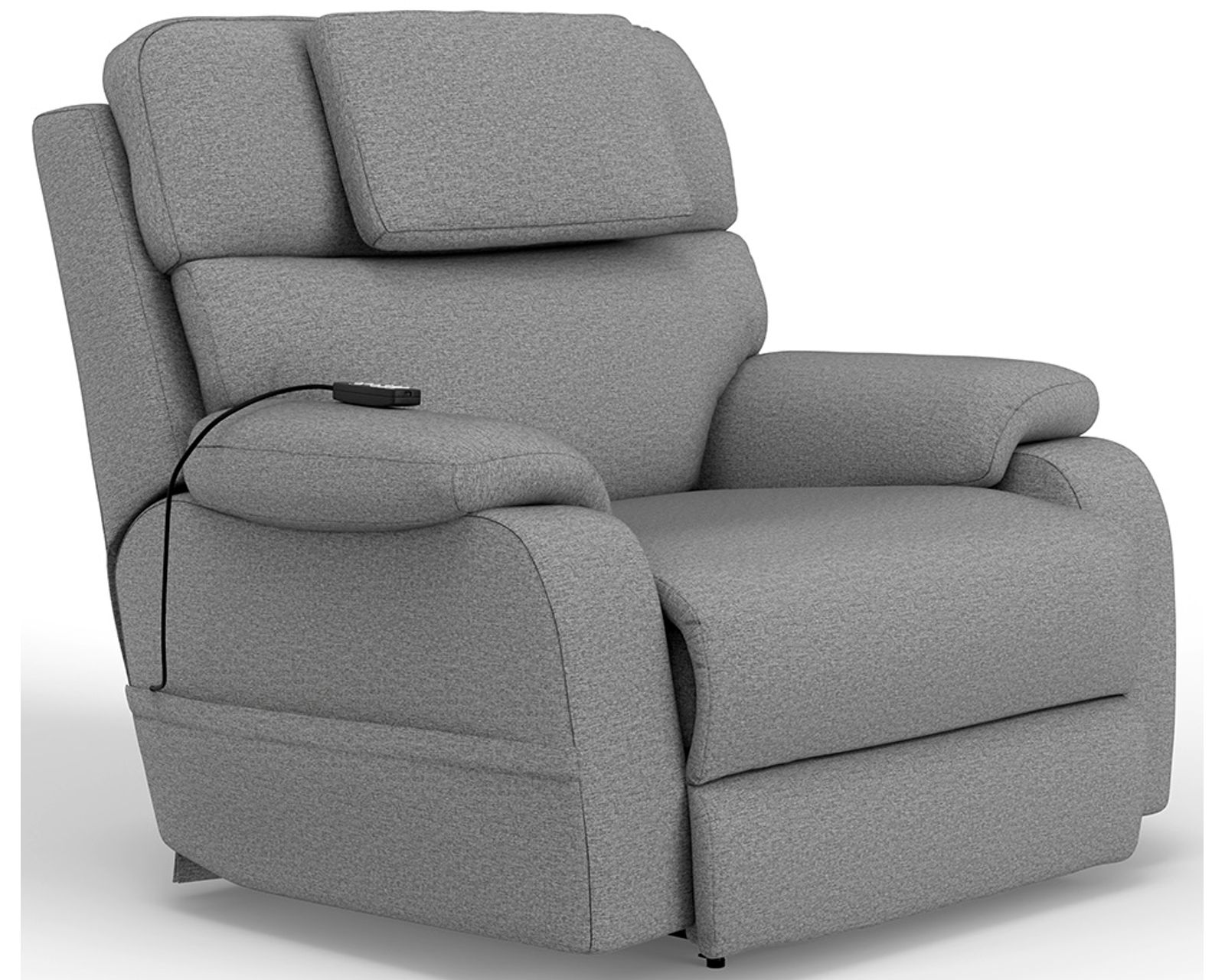 Dreamtime Power Headrest Lay Flat Recliner with CR3 Heat, Massage, Zero Gravity & Nanobionic Performance Fabric (3 colors)