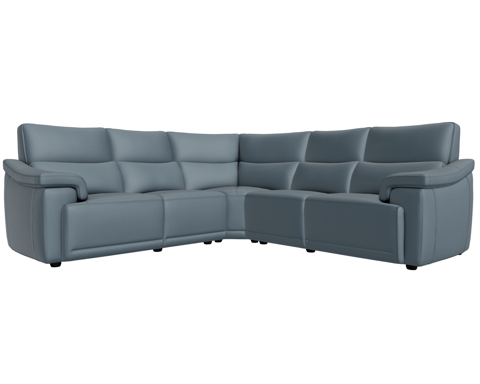 Brama C070 Sectional (+50 leathers) - Layout B: Five Piece Sectional 113" x 113"