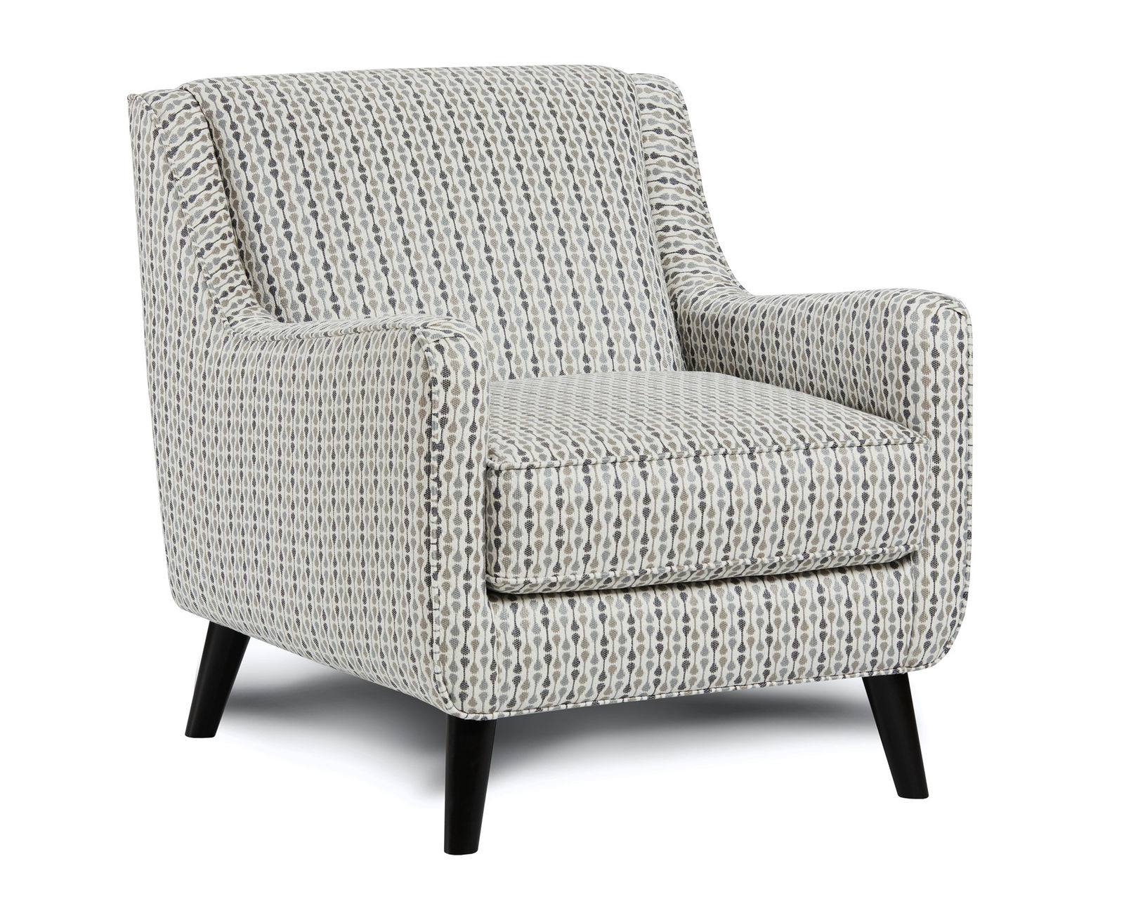 Entice Paver Three Piece Sectional (Includes pillows) 111" x 111" - Limbo Denim Accent Chair