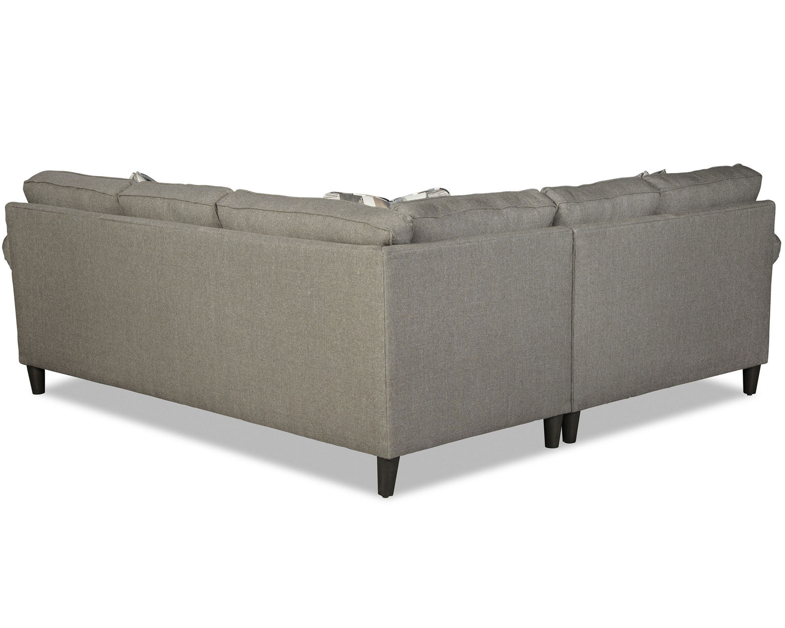 M9 Stationary Sectional (100+ Performance fabrics) Make it Yours - Shown with sock arm, box back cushions and conical (round) legs