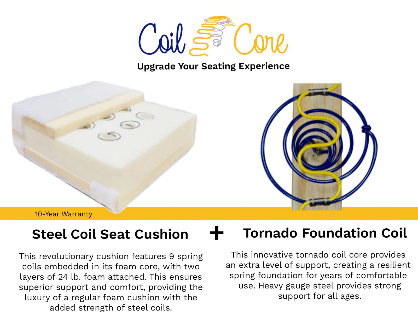 Izzie 89" Bench Seat Sofa  (+100 Standard and Performance Fabrics) - Upgrade your seating experience with Coil and Core