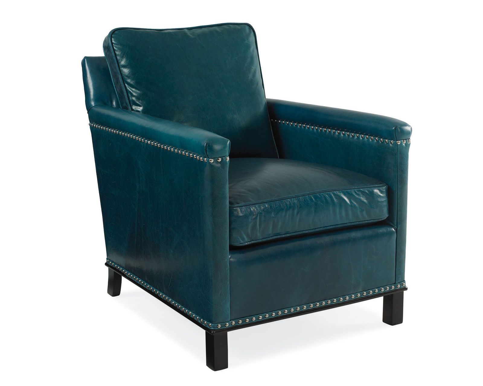 Gotham Leather Nail Head Chair (+45 leathers) - Gotham Leather Chair