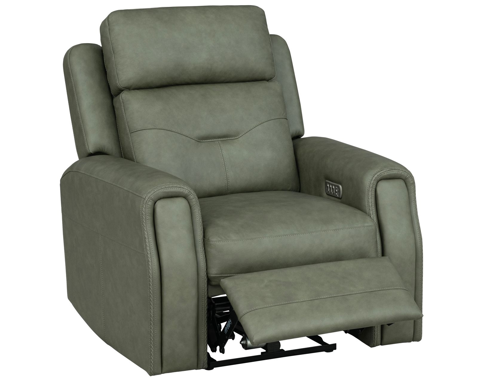 Felix 1536 Leather Zero Gravity Triple Power Reclining Console Loveseat with Heat and Massage (2 colors) in stock - Felix Zero Gravity Triple Power Recliner