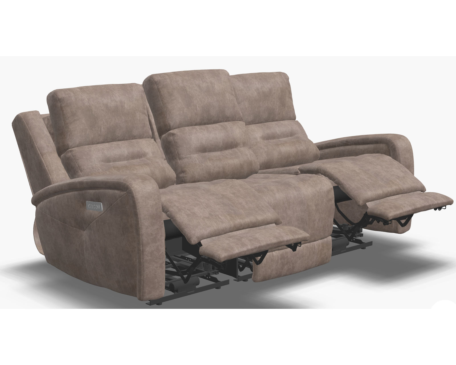 Washington 41067 Power Headrest Power Wallhugger Recliner (+200 colors) - Washington 83" Power Headrest Power Reclining Sofa
