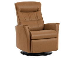 Crown Swivel Glider Relaxer Recliner (Scandinavian Comfort. Engineered Around You. (4 Colors In Stock) Nature