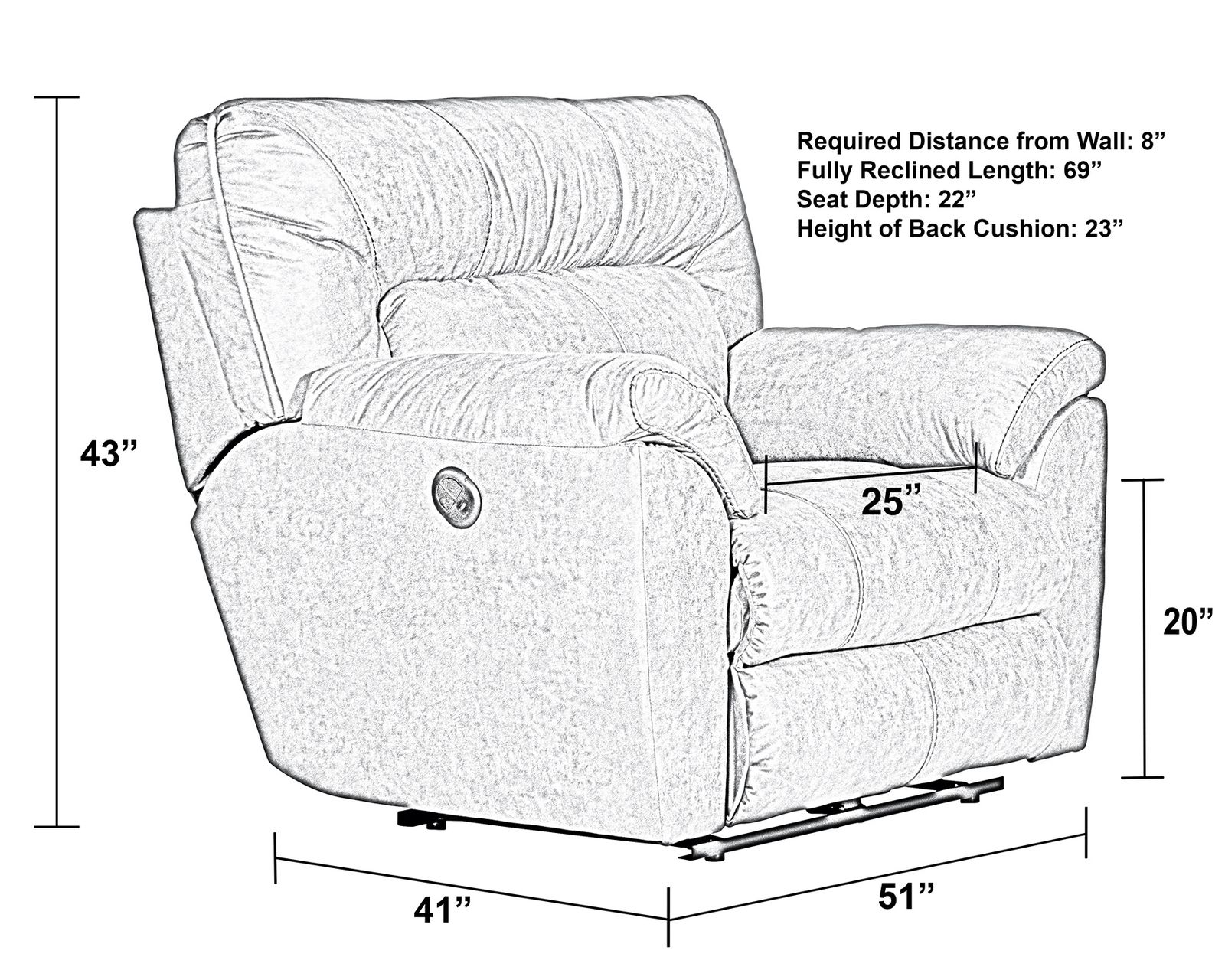 Hollins Wide Seat Power Reclining Sofa (88") In stock - Comfort That Goes the Distance.