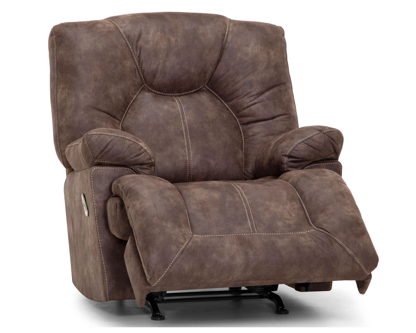 CEO Rocker Recliner (+3 colors) - Shown in Fabric Twilight