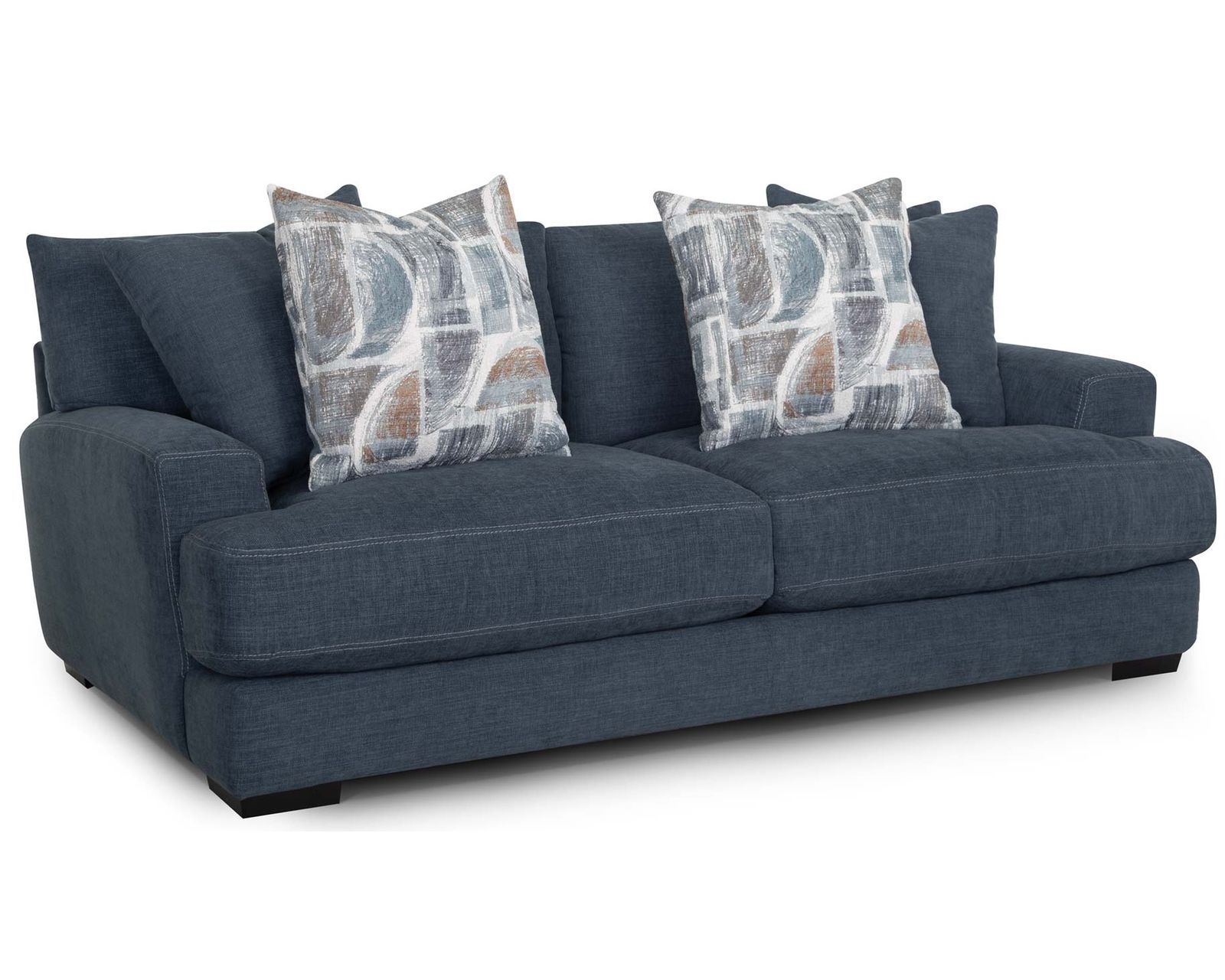 Camden 87" Casual Modern Sofa (Relaxed Modern Style. Deep Comfort) - A Designer Room. A Comfortable Price.