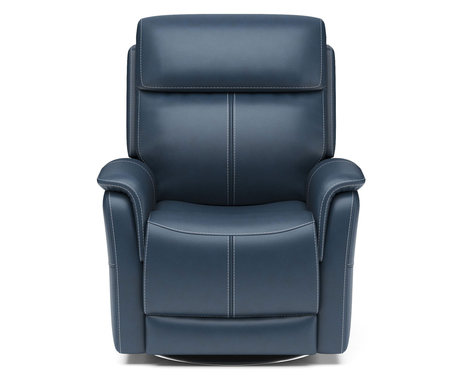 View 1524 Triple Power Swivel Recliner (050-01) +3 colors - in stock - Shown in leather color 050-40