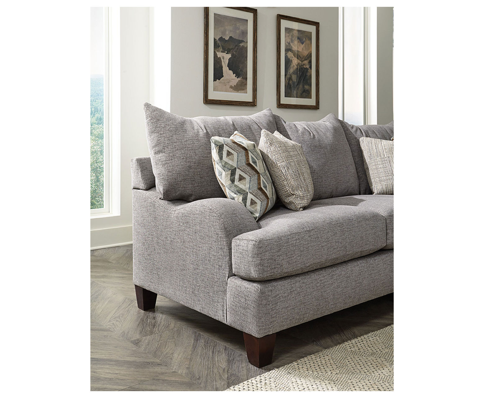 Catalina Stationary Sectional (+100 Standard and Performance Fabrics) - 100 Standard and Performance Fabrics