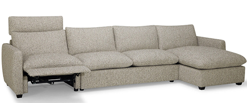 Layout P: Three Piece Reclining Sectional 137" x 64"