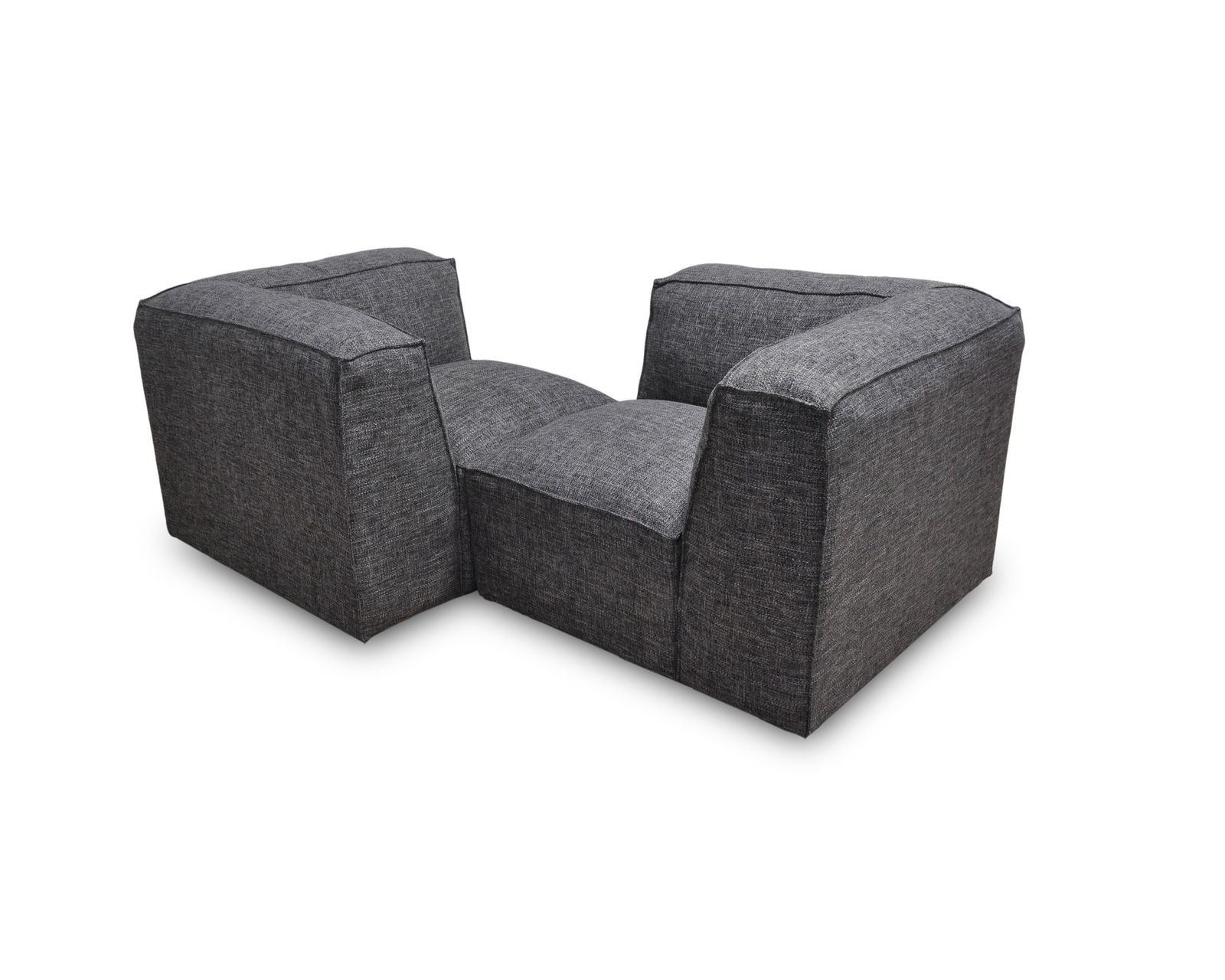 Freestyle 895 Modular Sectional (Three Simple Pieces. Nearly Endless Possibilities) - Layout A: Two Piece Sectional 86" Wide