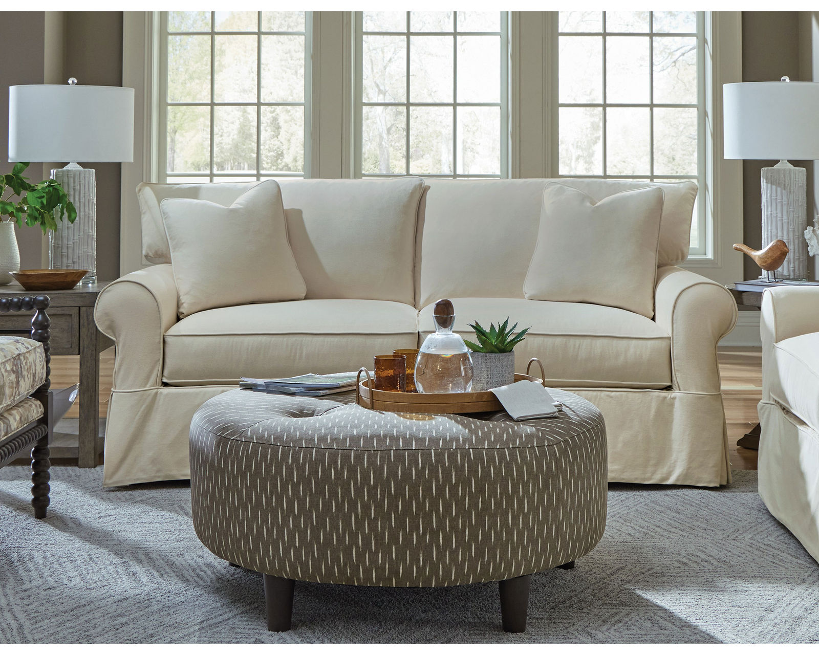 Landover 9364 Slipcover Sofa (+100 performance fabrics) 84" - Customize in over 100 Kid and Pet-Friendly High-Performance Fabrics 