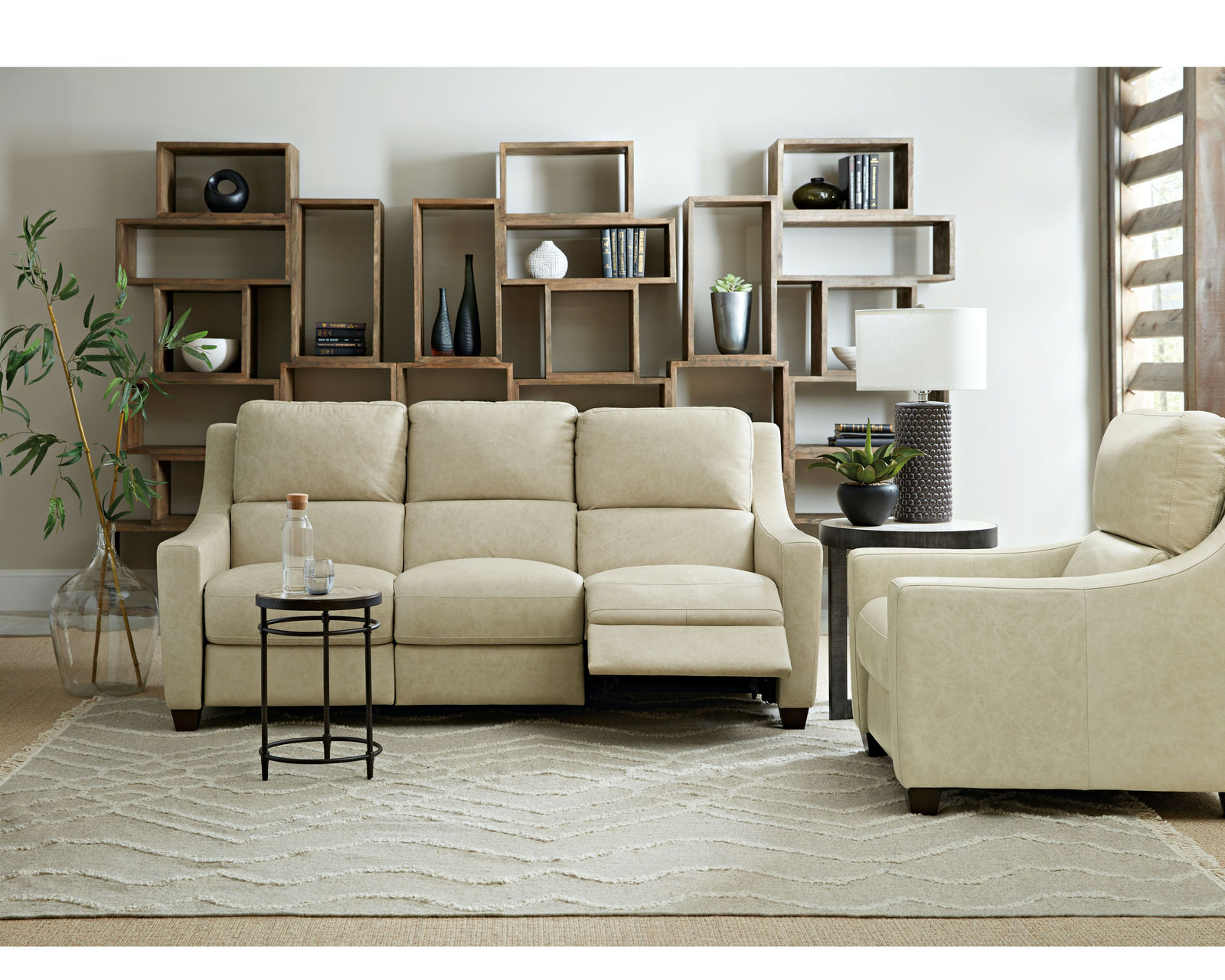 Monti Leather Power Headrest Power Reclining Sofa - Monti Leather Power Headrest Power Reclining Sofa