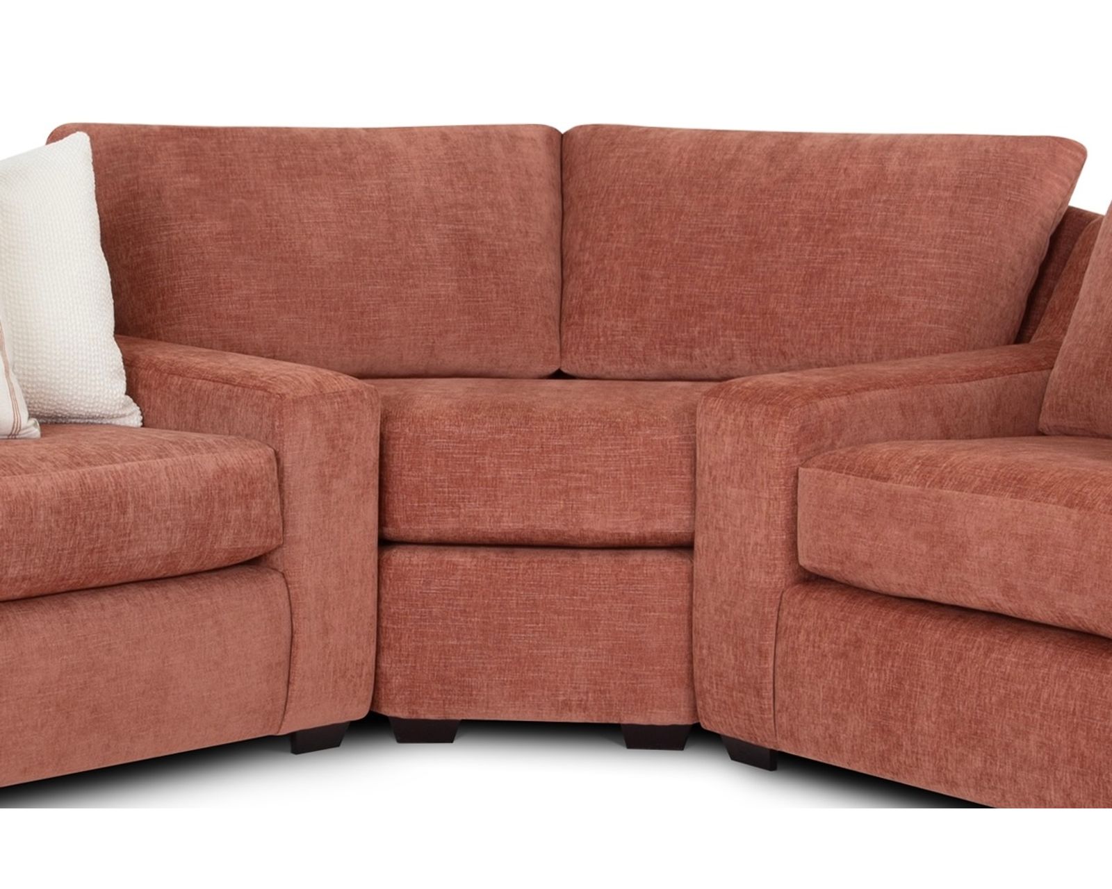Dahlia 814 Three Piece Sectional (Modern Versatility. Deep Comfort) - Dahlia Bump Up Seating Wedge