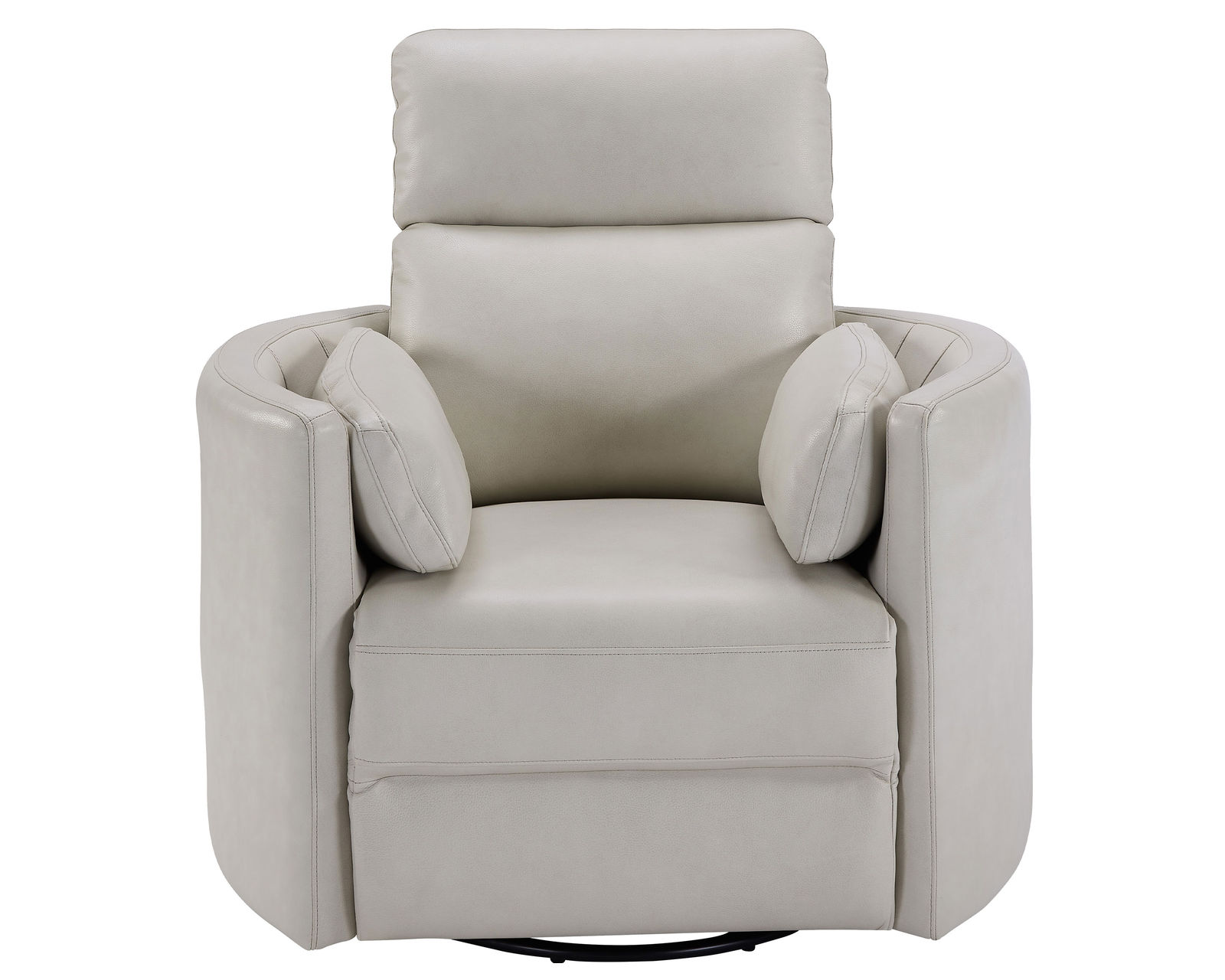 Radius FreeMotion Cordless Power Swivel Glider Recliner (Battery Operated) in Ivory Leather (In stock - Fast shipping) - Radius FreeMotion Cordless Power Swivel Glider Recliner (Battery Operated) in Florence Ivory