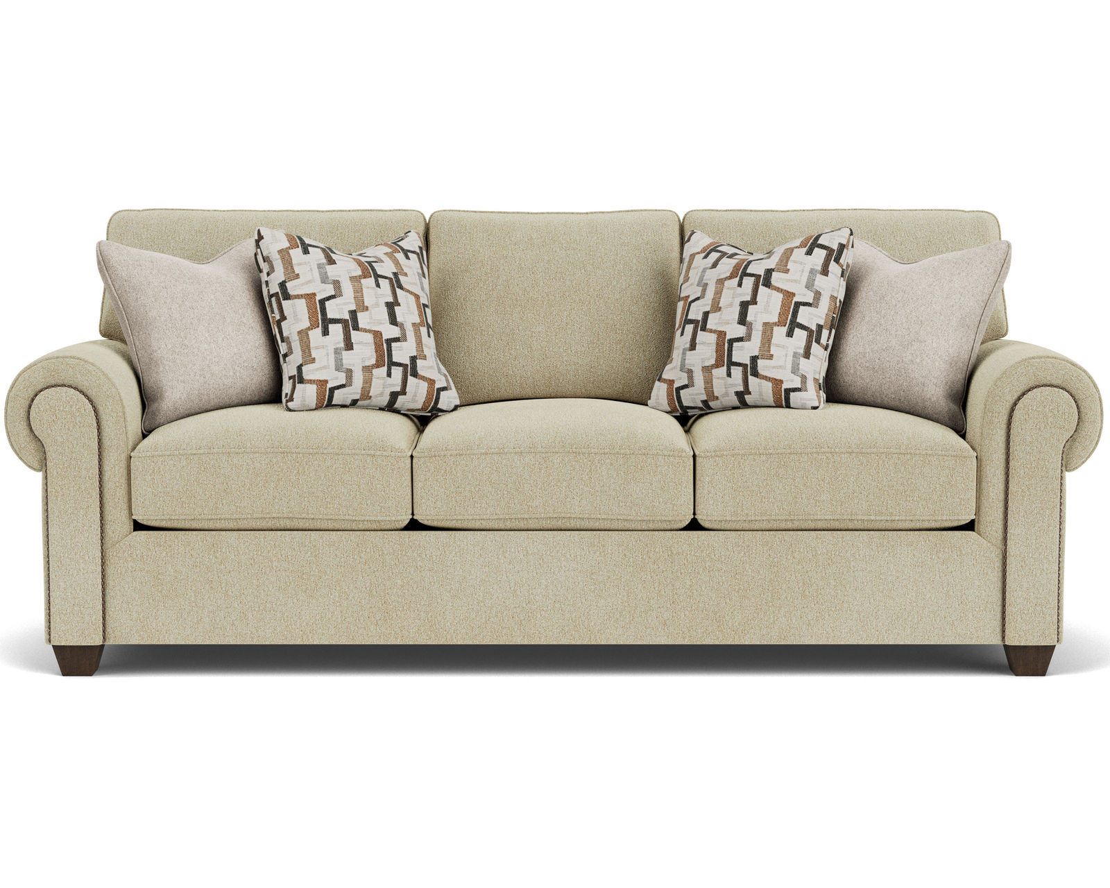 Carson 7937 Sofa (+100 fabrics) 91" - Carson Sofa with Nailhead Trim