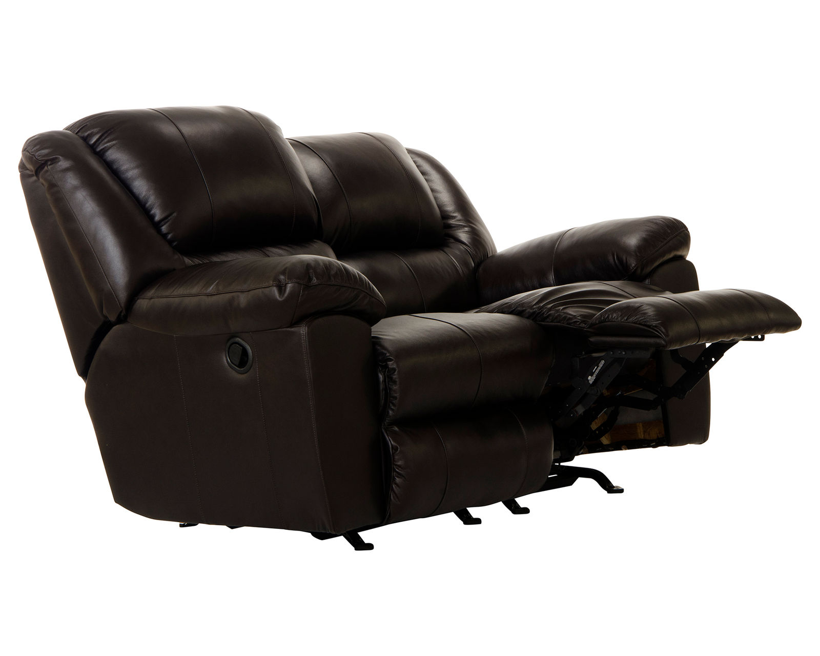 Transformer II Ultimate 90" Italian Leather Sofa w/3 Recliners & Drop Down Table - Deep Comfort. Lasting Support.