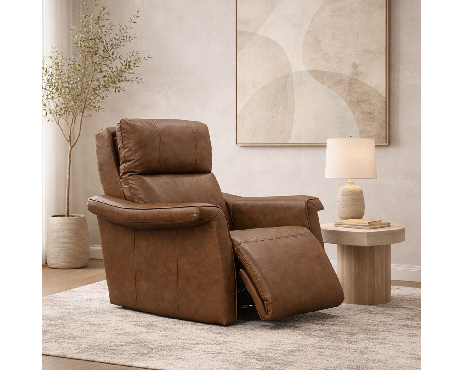 Finn Dual Power Reclining Sofa — Available in Standard & Wide Cushions, 140+ Leather Options, and 82", 85", or 114" Widths - Premium Comfort Without Compromise