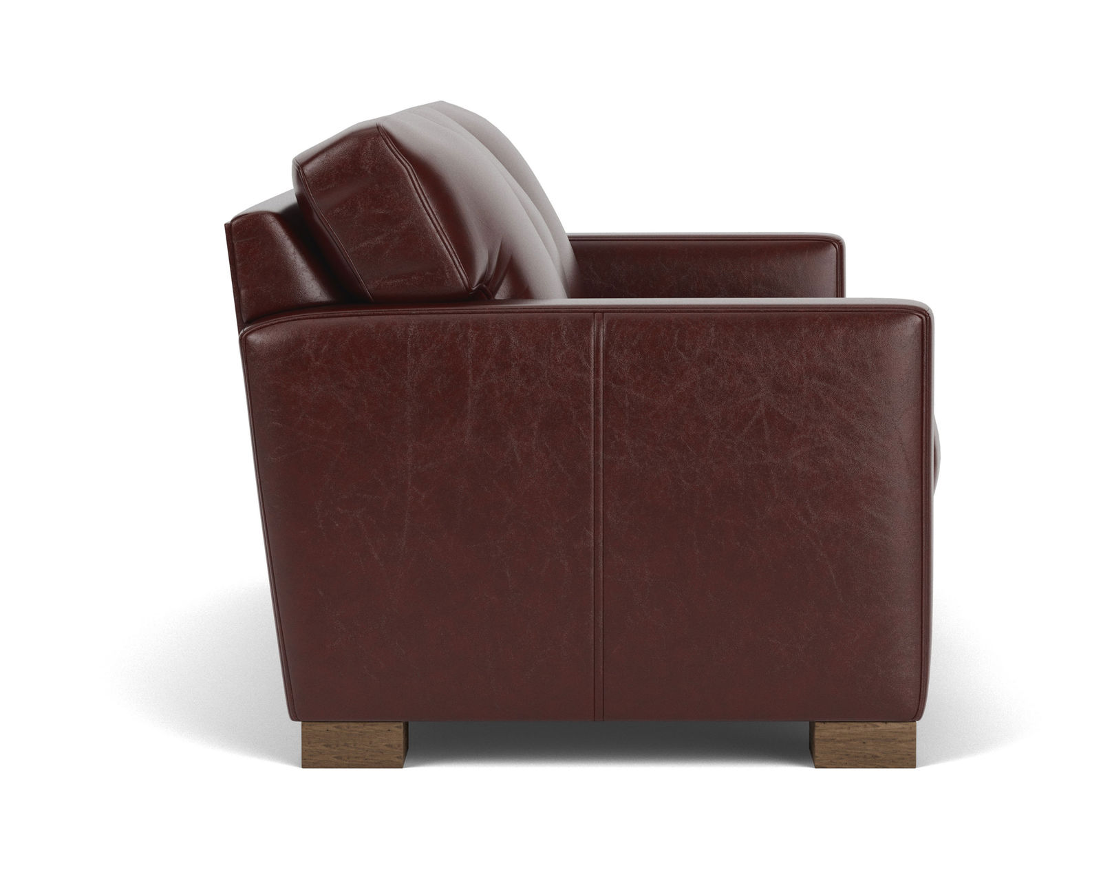 Bryant 83" Stationary Leather Sofa (Leather choices) - Lifetime Warranty on internal structures