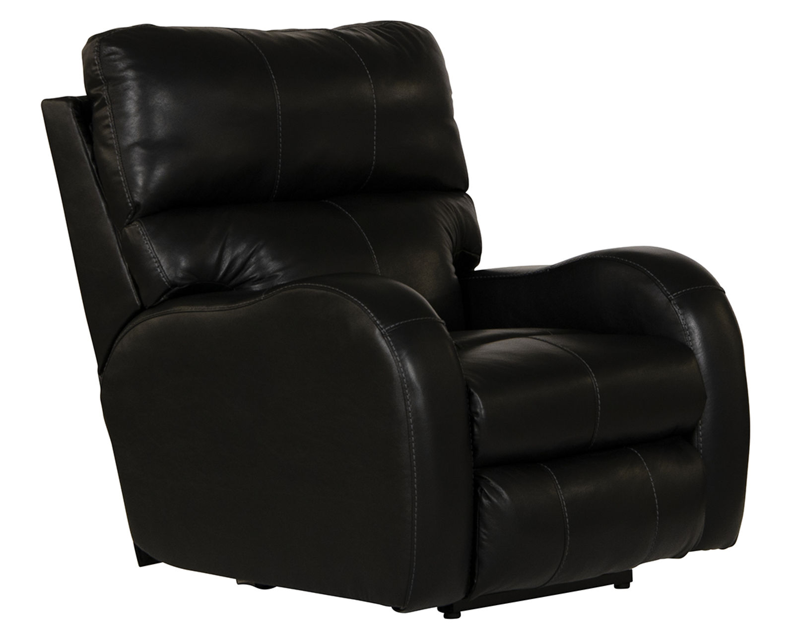 Angelo 83" Lay Flat Power Headrest Power Reclining Leather Sofa (two colors) - Angelo Power Headrest Power Lay Flat Recliner