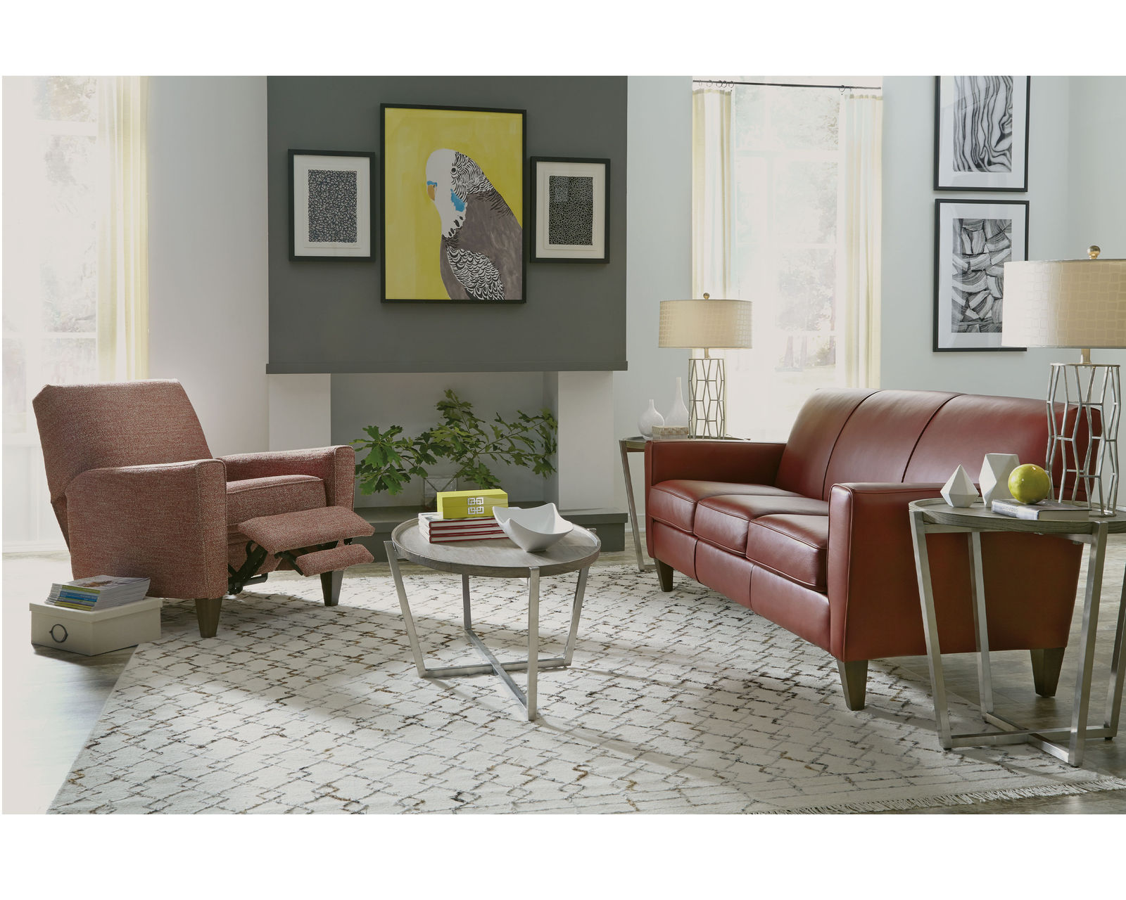 Digby 5966 High Leg Recliner (+100 fabrics) - Digby High Leg Recliner
