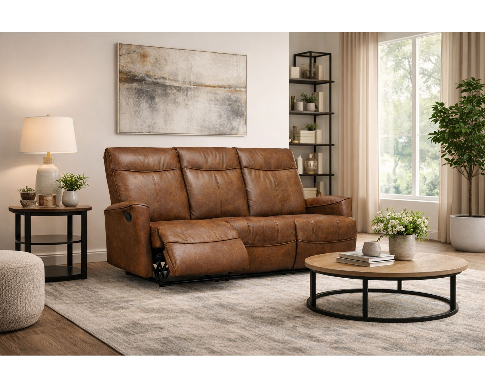 Lance 74" Reclining Sofa (+140 leathers) - Comfort You Can Feel. Quality You Can Trust.