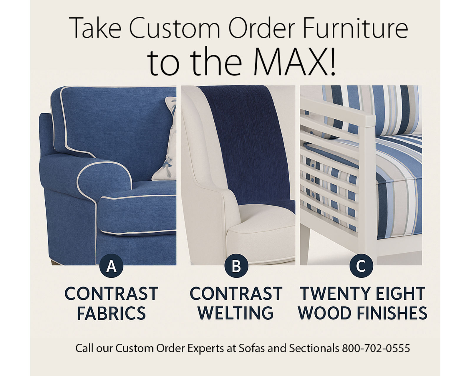 Pandora 91" Slipcover Sofa Tan (+69 fabrics) - Custom Order Furniture to the MAX