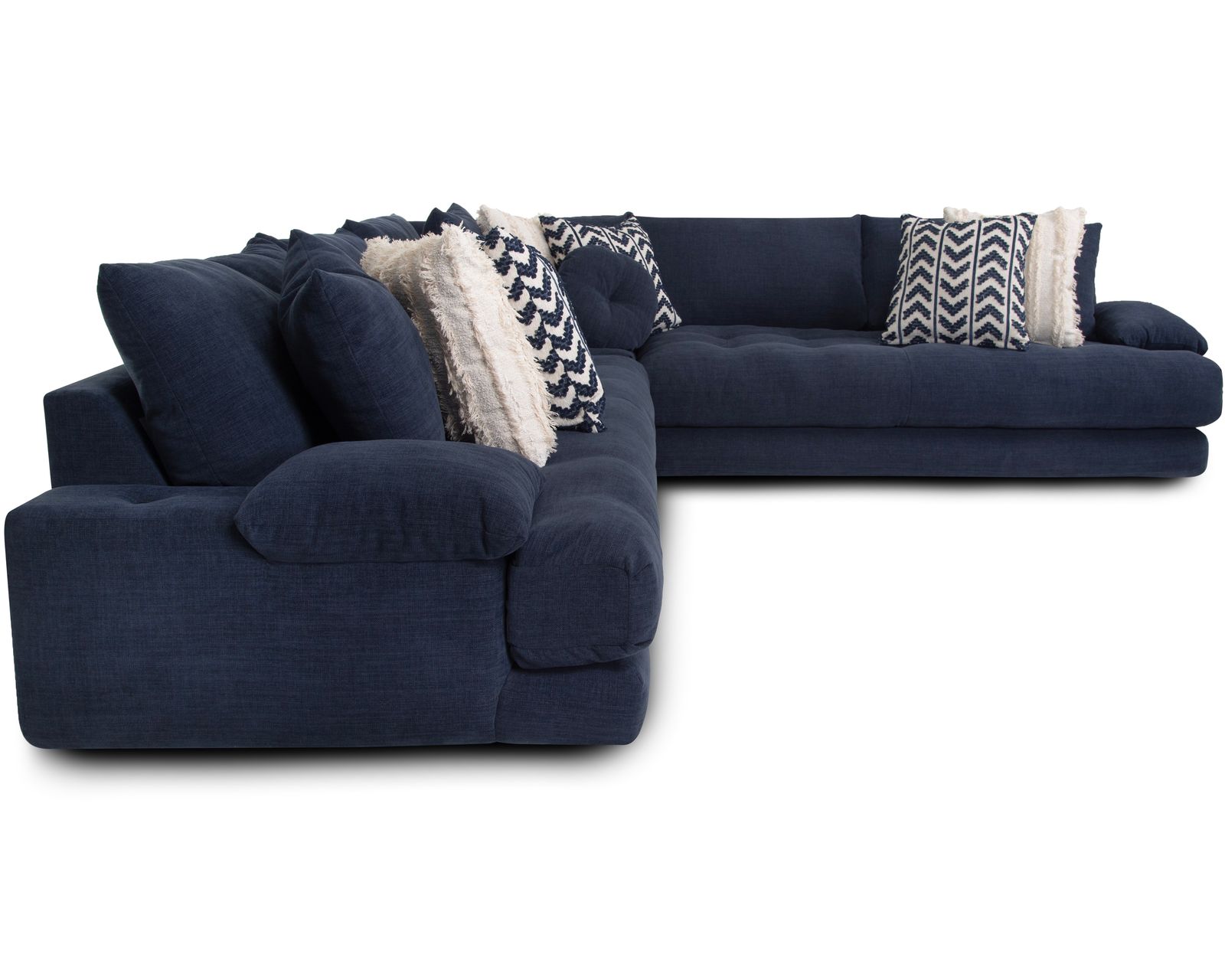 Neptune 831 Sectional with USB charging (includes pillows) - Layout A: Three Piece Sectional 127" x 127"
